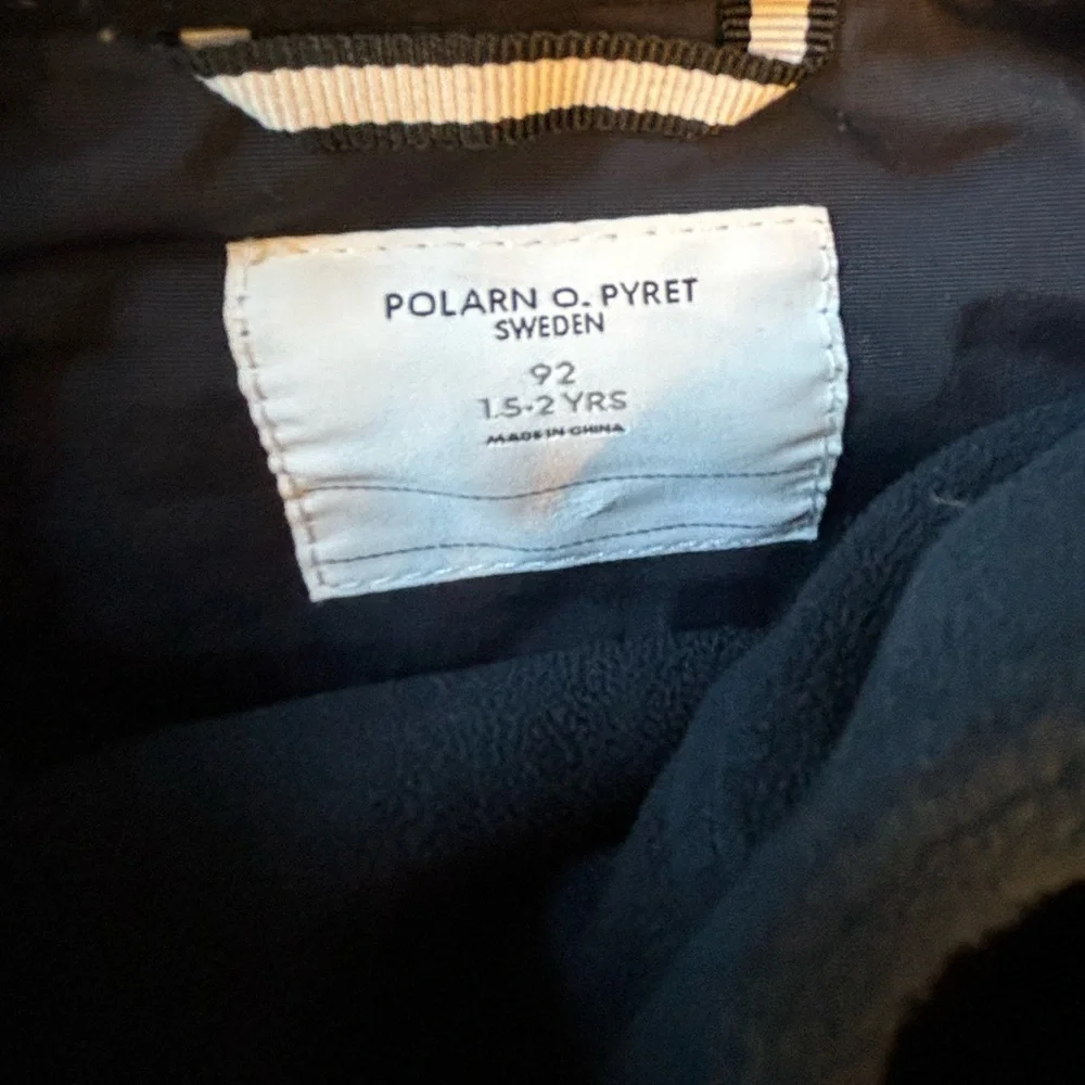 Polarn O. Pyret Winter 2 in 1 Jacket, shell and fleece, size 92, 1.5-2 years